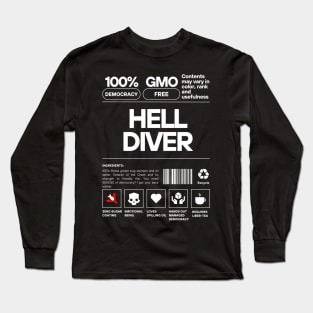 Helldiver ingredients Long Sleeve T-Shirt